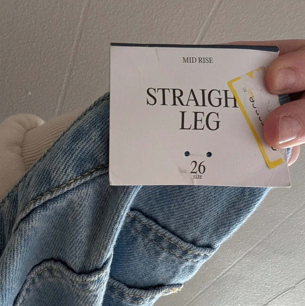 NWT Future Collective Straight Leg Jeans - Picture 8 of 9